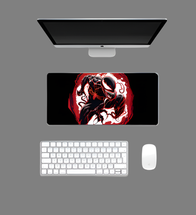 Red Venom Desk mat | 600 x 280 mm